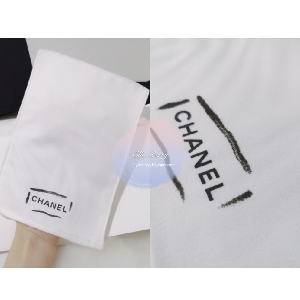 Chanel 100% Authentic Cleaning Cloth Glove Care Kit Booklet
